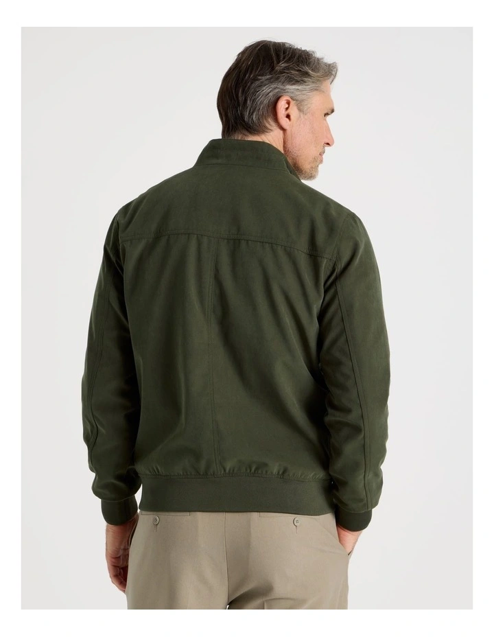 Micromoss Jacket in Khaki image 5