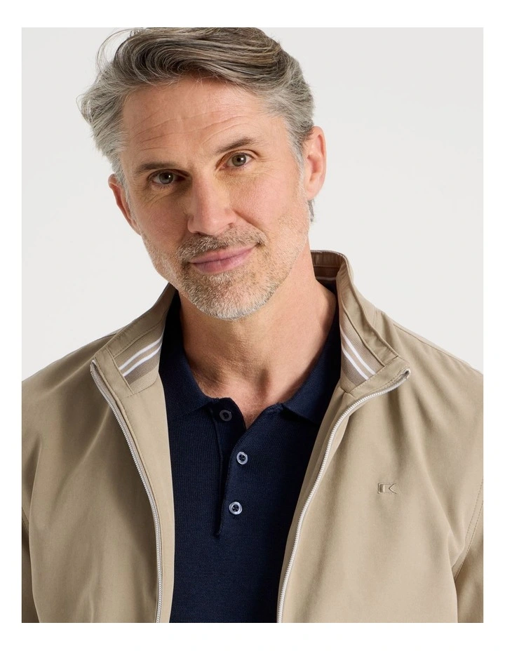 Micromoss Jacket in Taupe image 2