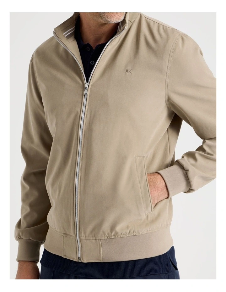 Micromoss Jacket in Taupe image 4
