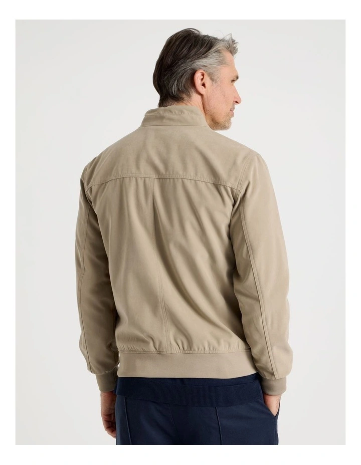 Micromoss Jacket in Taupe image 6