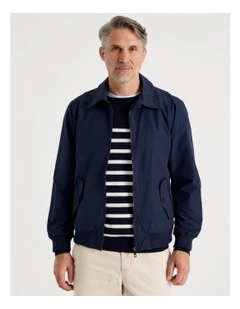 Nylon Twill Jacket in Navy