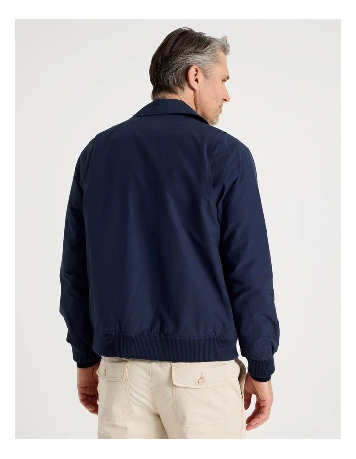 Nylon Twill Jacket in Navy image 6