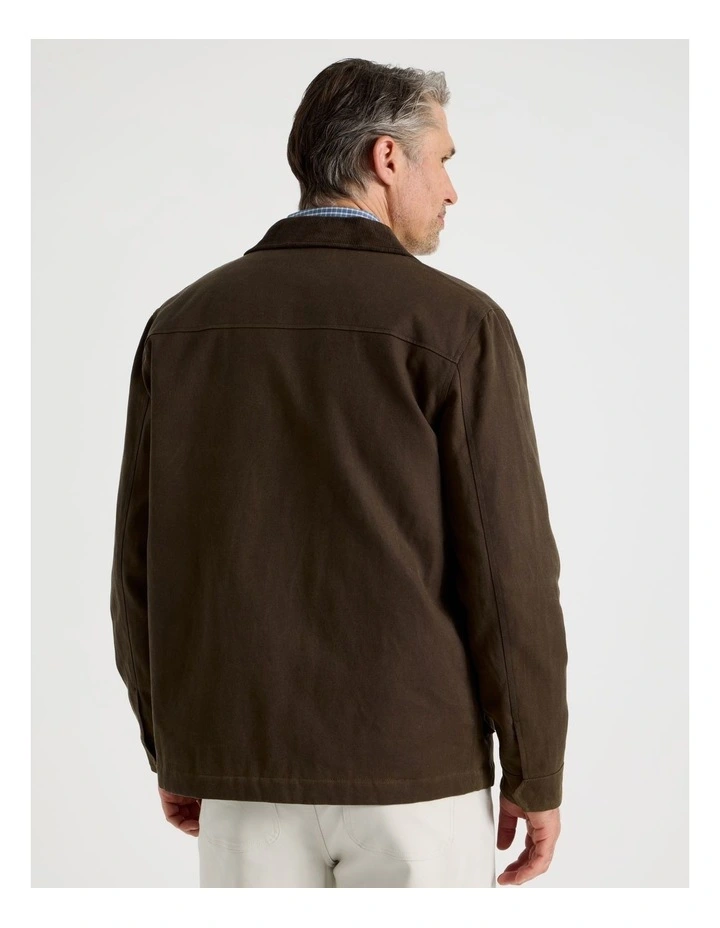 Waxed Jacket in Brown image 6