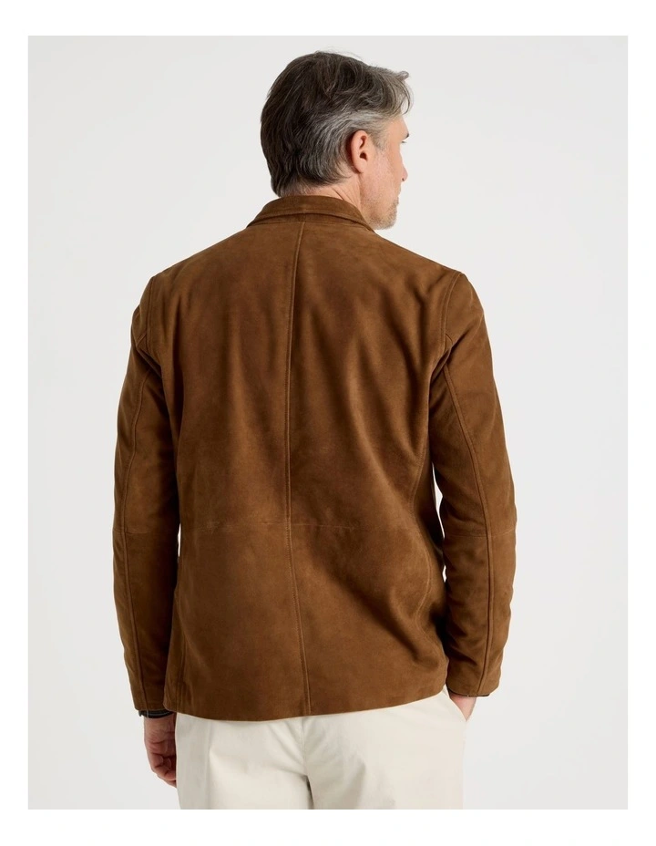 Suede Jacket in Brown image 5