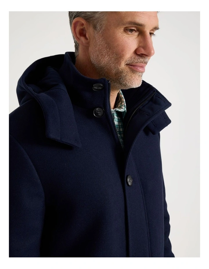 Parka Jacket in Navy image 5