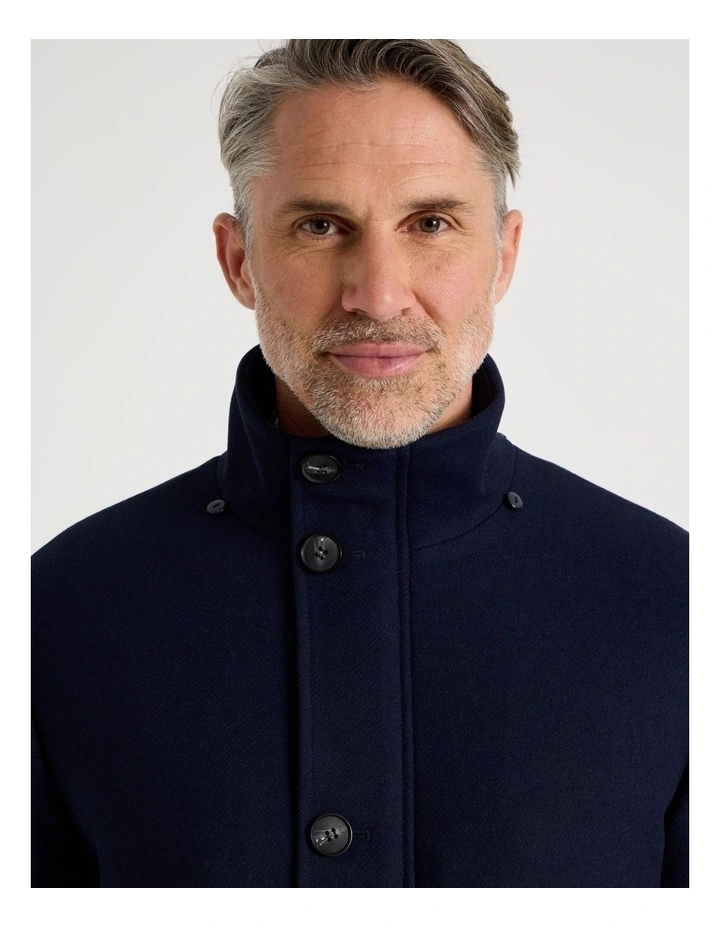 Parka Jacket in Navy image 7