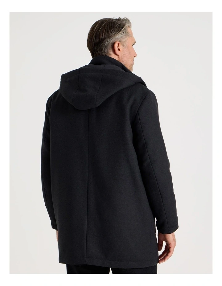 Parka Jacket in Charcoal image 5