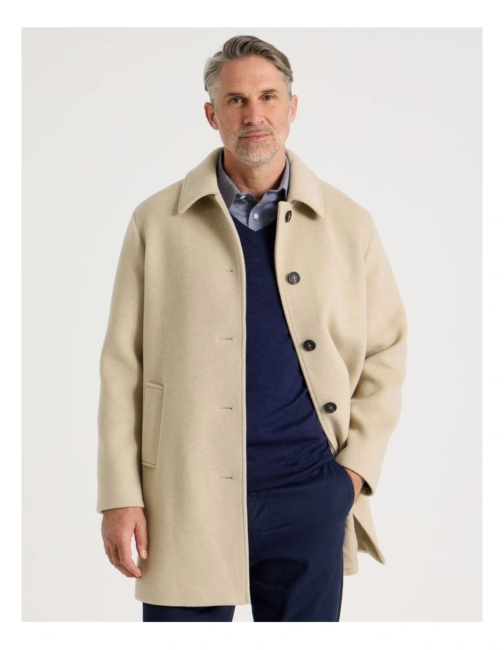 Car Coat in Sand image 1