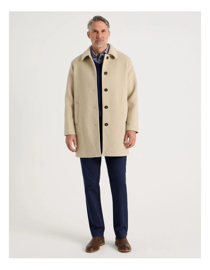 Car Coat in Sand image 2