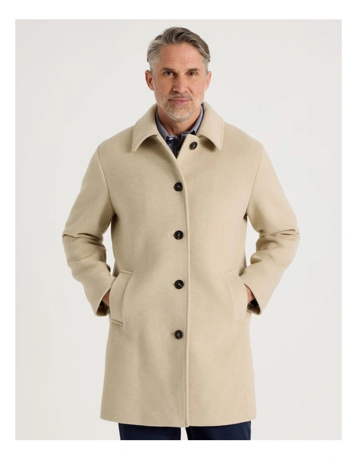 Car Coat in Sand image 5