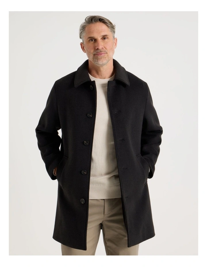 Car Coat in Black image 1