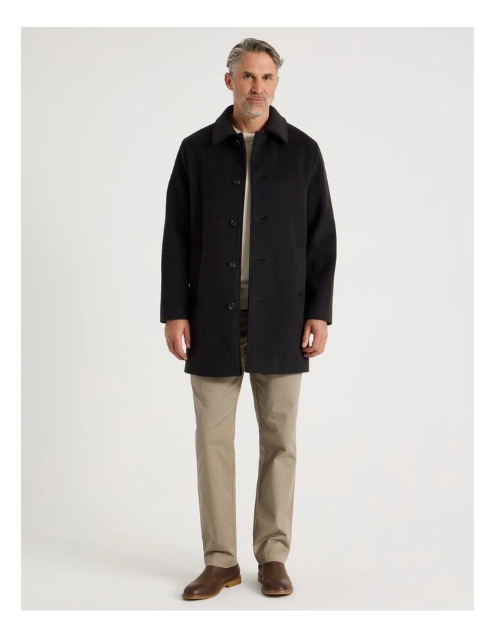 Car Coat in Black image 2