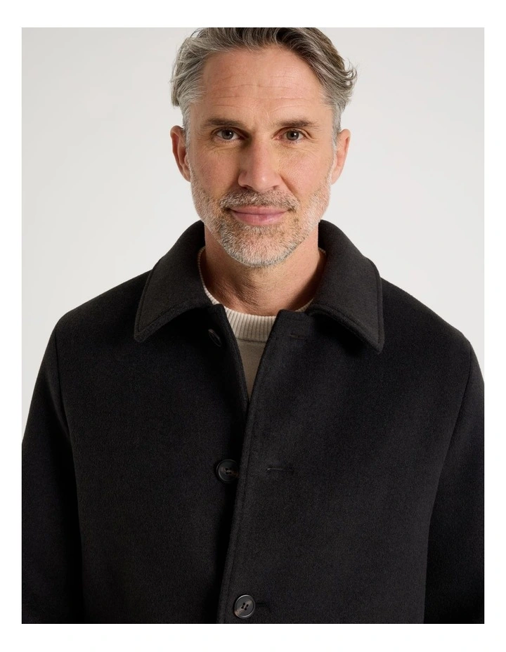 Car Coat in Black image 4