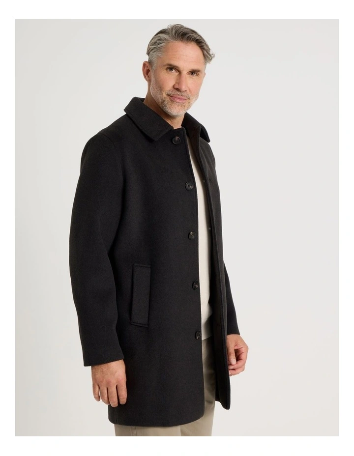 Car Coat in Black image 5