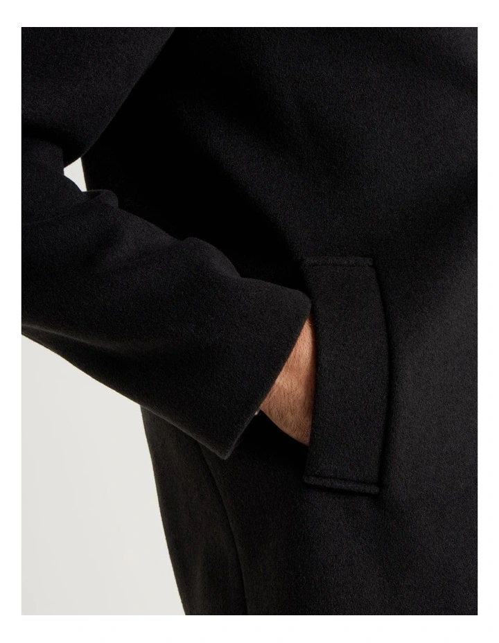 Car Coat in Black image 7