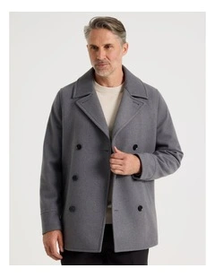 Car Coat in Grey