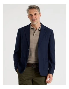 Single Breasted Blazer in Navy