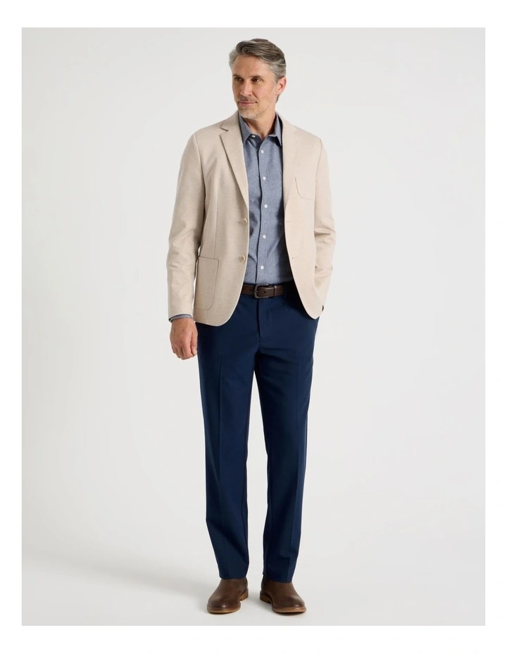 Single Breasted Blazer in Bone image 3