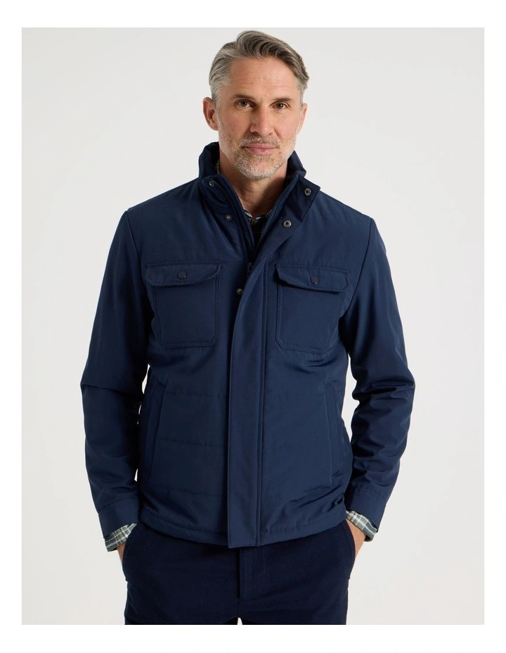 Angler Jacket in Navy image 1