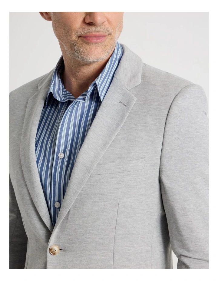 Lightweight Jersey Blazer in Grey image 5