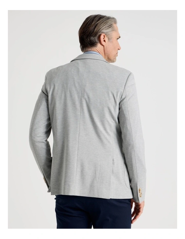 Lightweight Jersey Blazer in Grey image 6