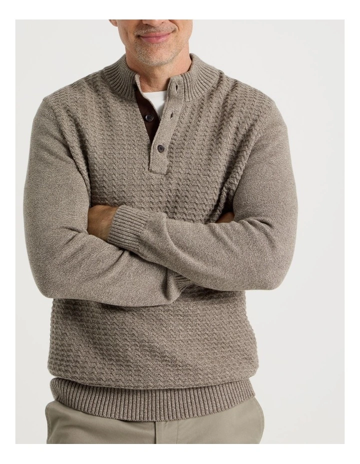 Long Sleeve Button Up in Grey image 3