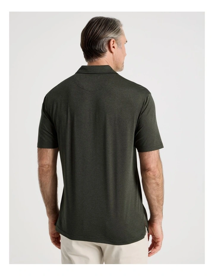 Tech Polo in Khaki image 6