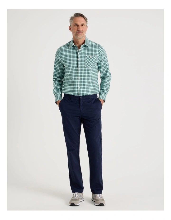 Long Sleeve Latigo Bay Shirt in Sage Check image 3