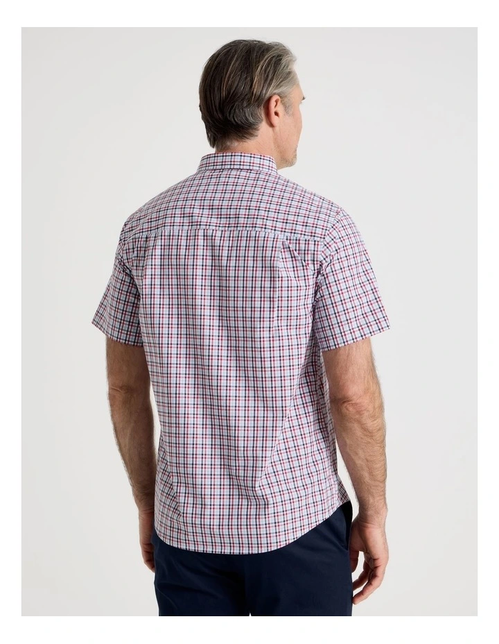 Short Sleeve Shirt in Red Check image 6