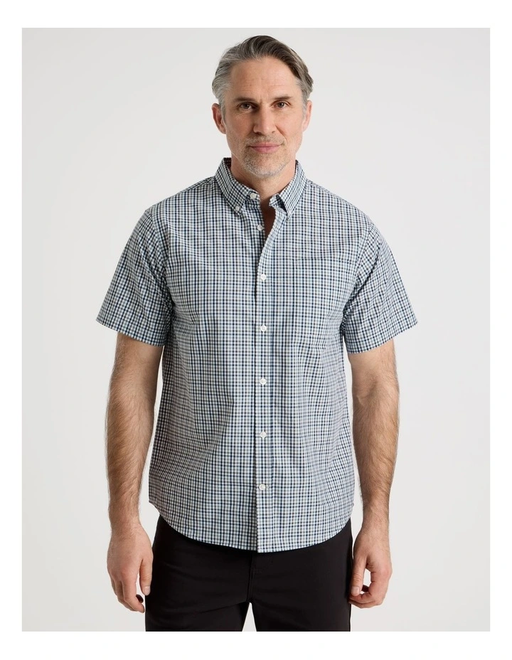 Short Sleeve Shirt in Sage Check image 4