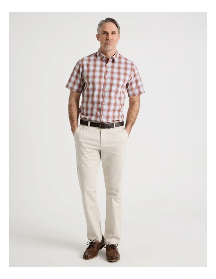 Short Sleeve Shirt in Red Multi Check image 2