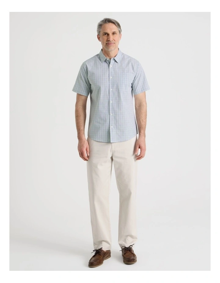 Short Sleeve Shirt in Sage Multi Check image 2