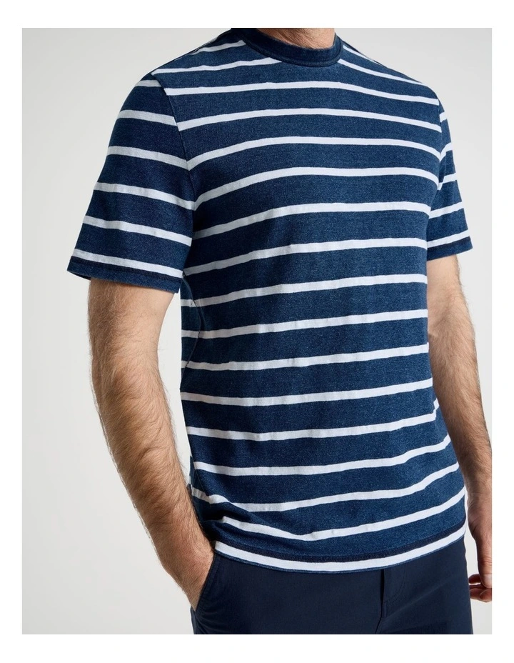 Nautical Stripe T-Shirt in Navy image 2