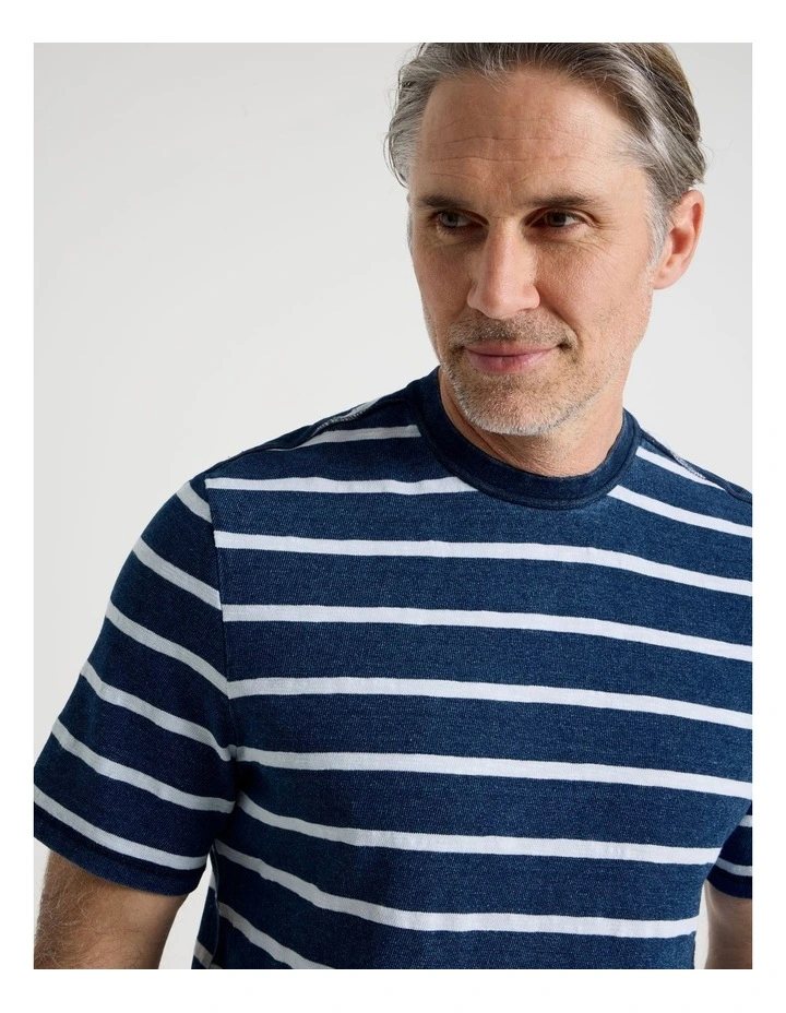 Nautical Stripe T-Shirt in Navy image 5