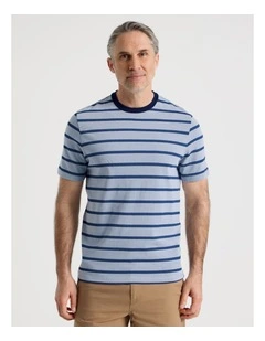 Nautical Stripe T-Shirt in Blue