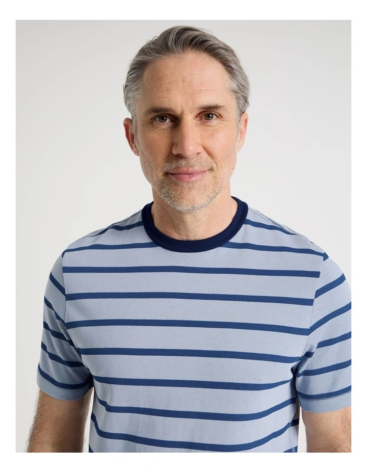 Nautical Stripe T-Shirt in Blue image 2