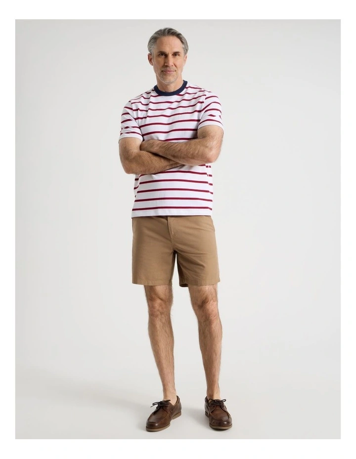 Nautical Stripe T-Shirt in Red image 3