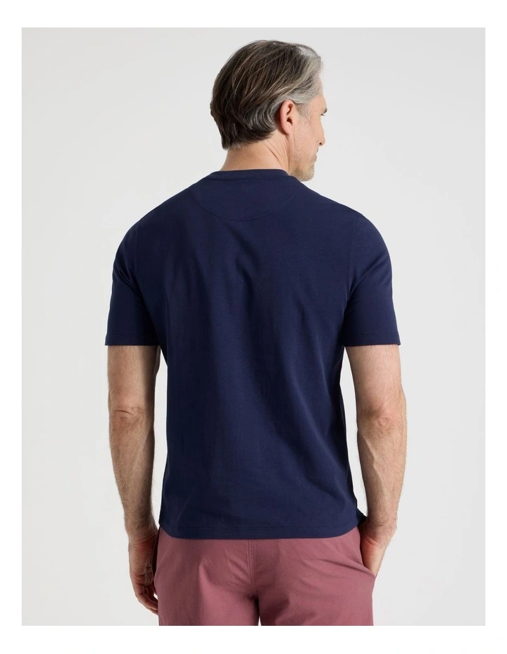 Boat Placement Print T-Shirt in Navy image 6