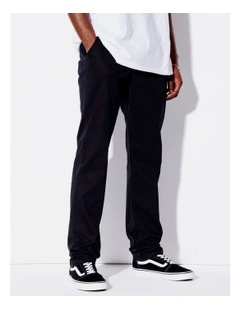 Xander Relaxed Chino in Black