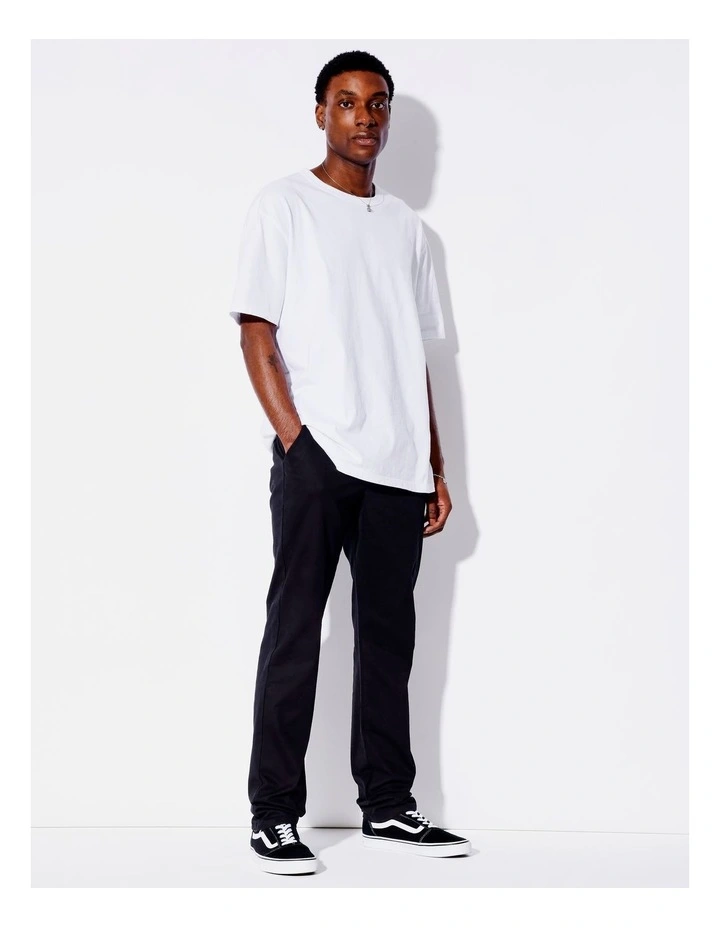 Xander Relaxed Chino in Black image 2