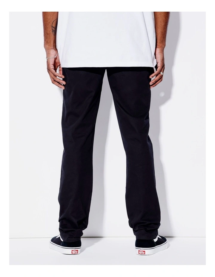 Xander Relaxed Chino in Black image 5