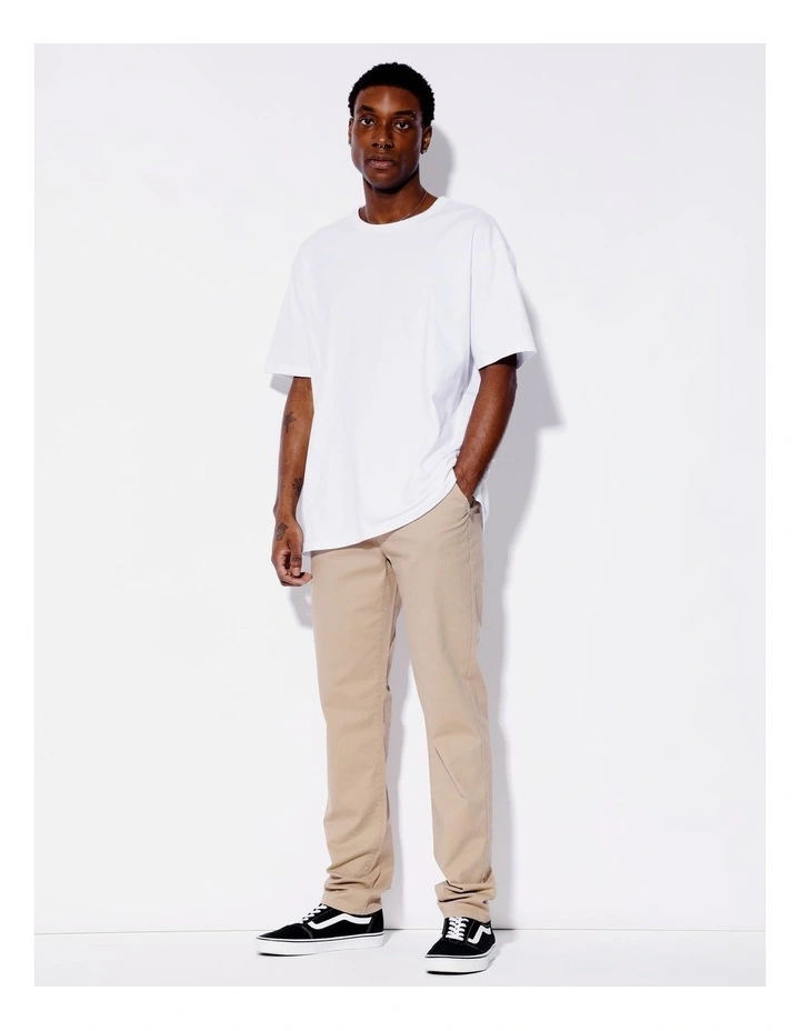 Xander Relaxed Chino in Stone image 2