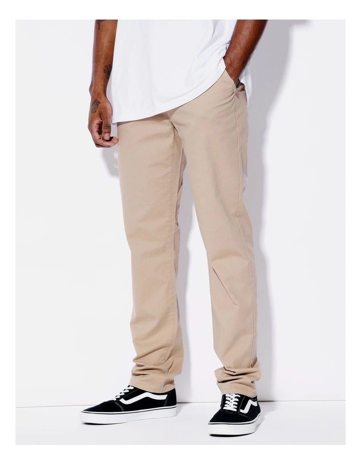 Xander Relaxed Chino in Stone image 3