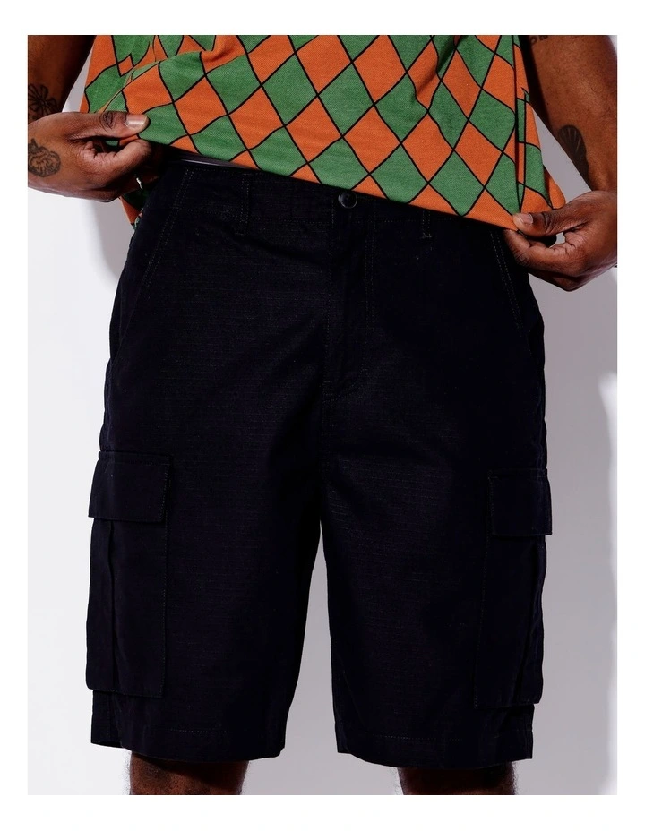 Carson Cargo Shorts in Black image 3
