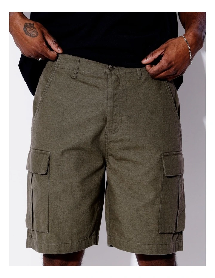 Carson Cargo Shorts in Khaki image 4
