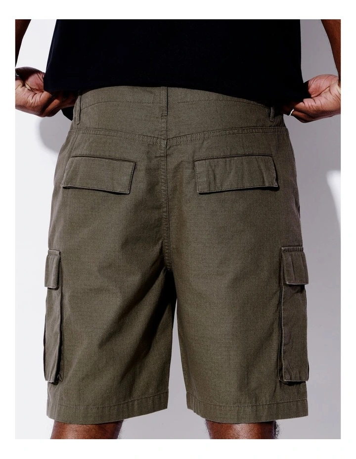 Carson Cargo Shorts in Khaki image 6