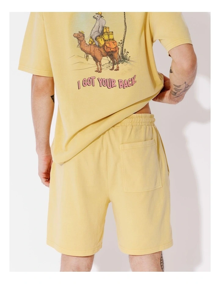 Marrakesh Print Shorts in Yellow image 7