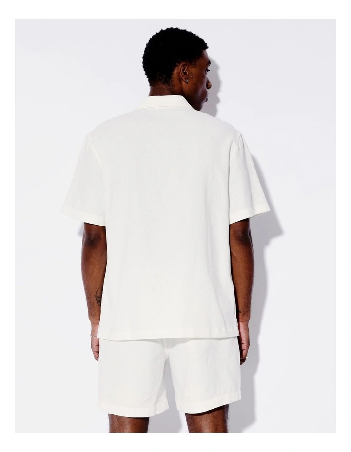 Giddy Up Embroidered Shirt in Ecru image 5