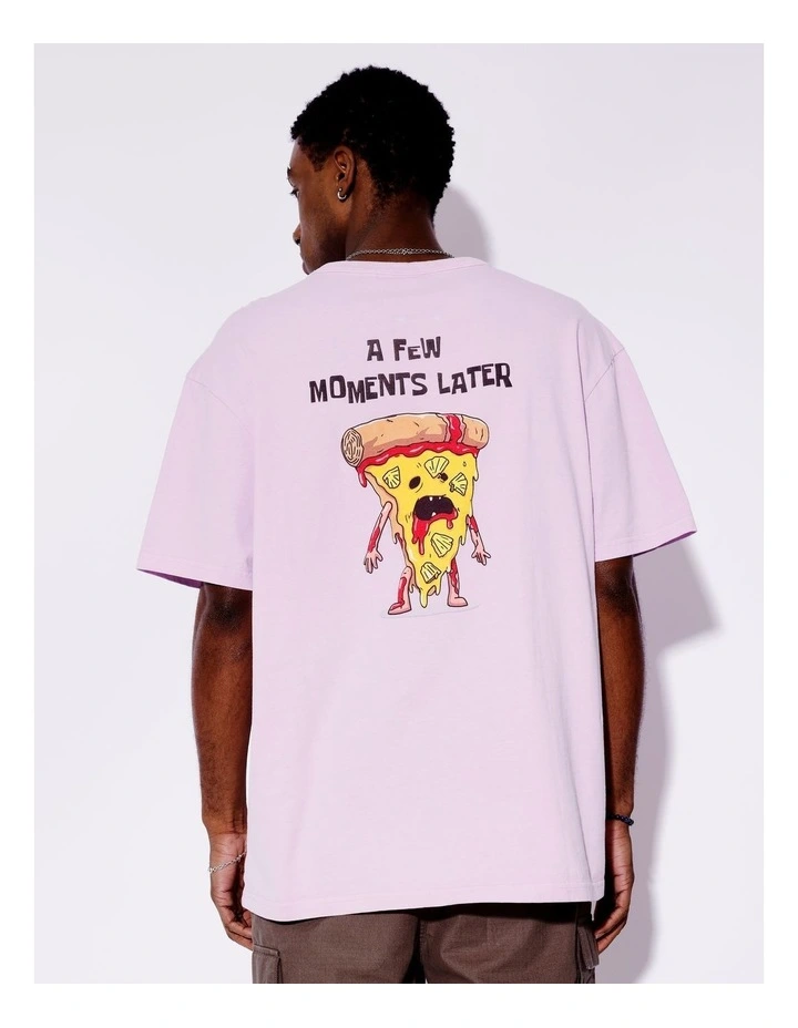 Hawaiian Oversized Placement Print Tee in Lilac image 5