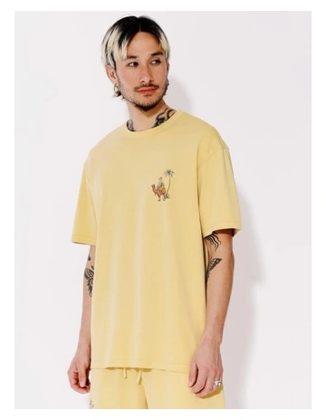 Marrakesh Print Tee in Yellow